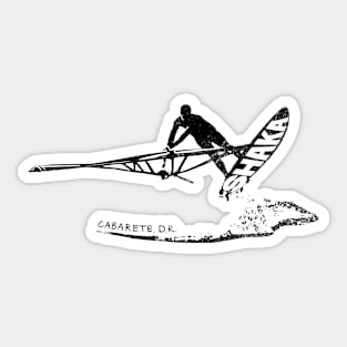 Windsurfing Freestyle Jump Shaka, Cabarete DR Sticker